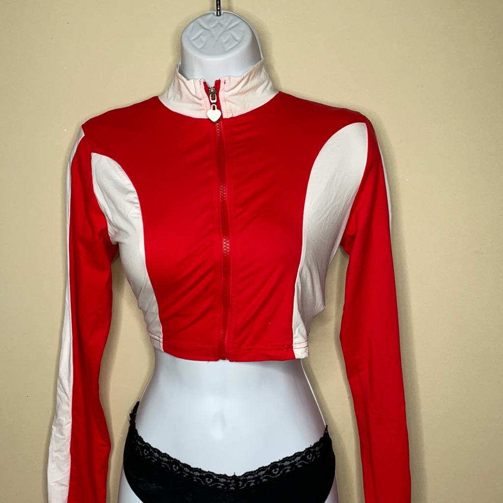 Red Crop Jacket